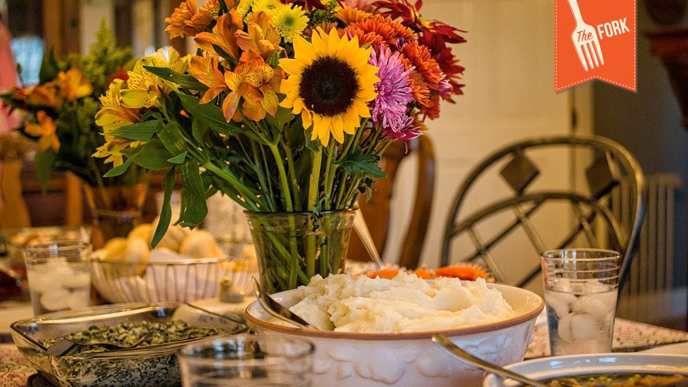 Thanksgiving table Fork header