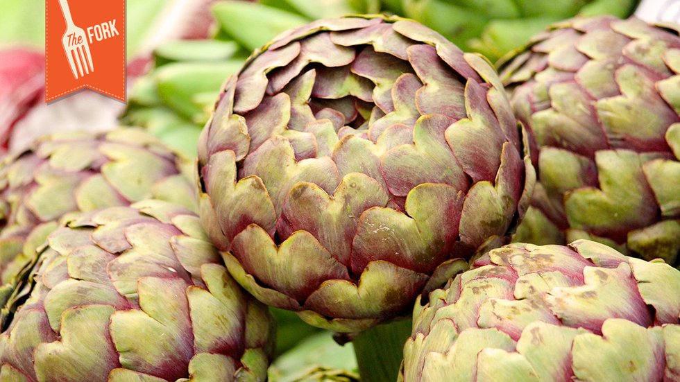 artichokes fork header