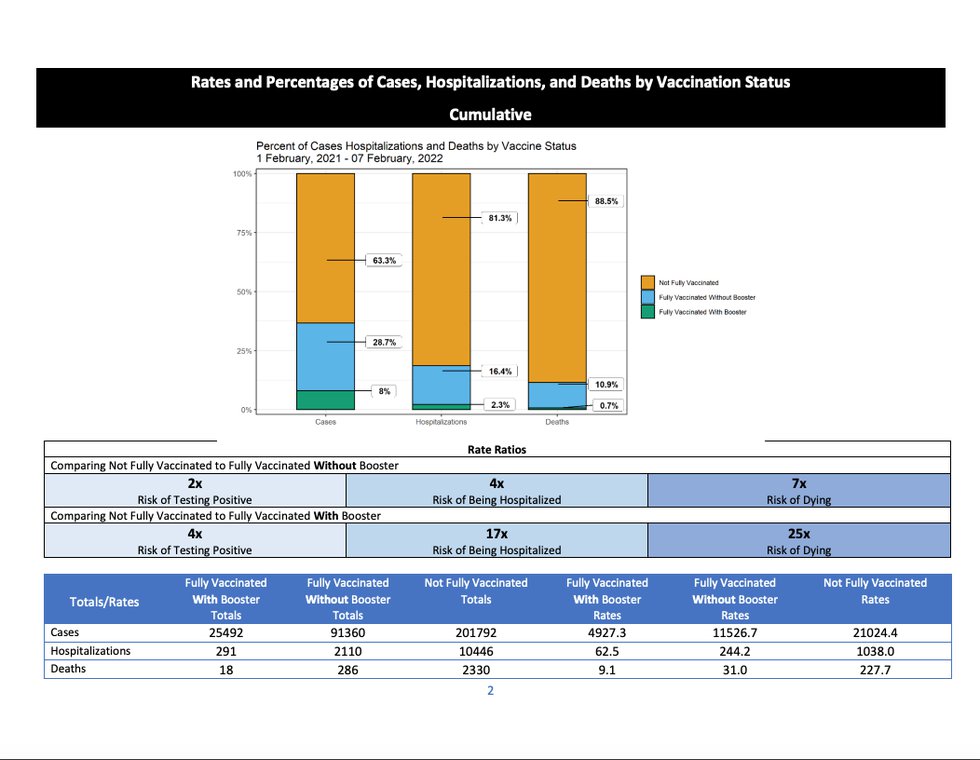 Feb. 7 Vaccination Report