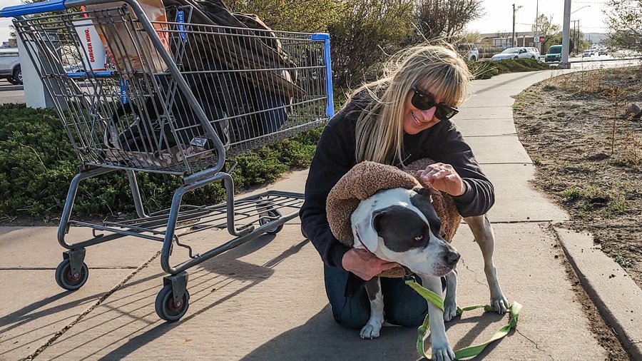 3Q-MAIN-Karen-Cain-with-street-pup.jpg