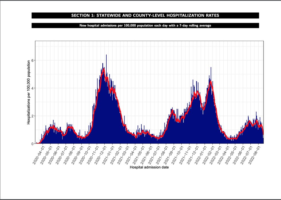 NM COVID-19 hospitalizations