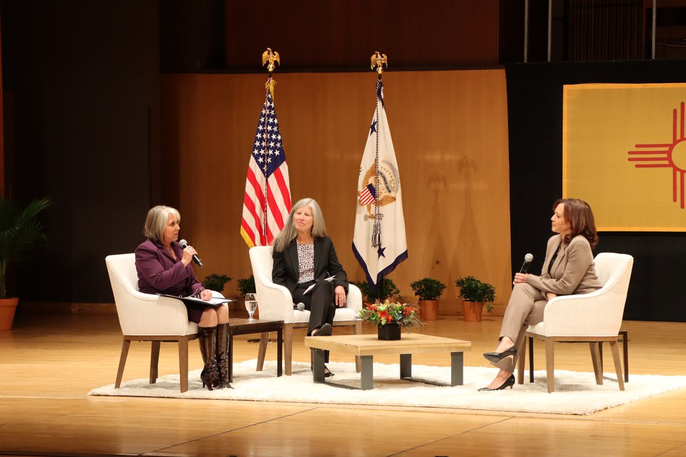 US VP Harris, Gov. Lujan Grisham, Dr. Eve Espey