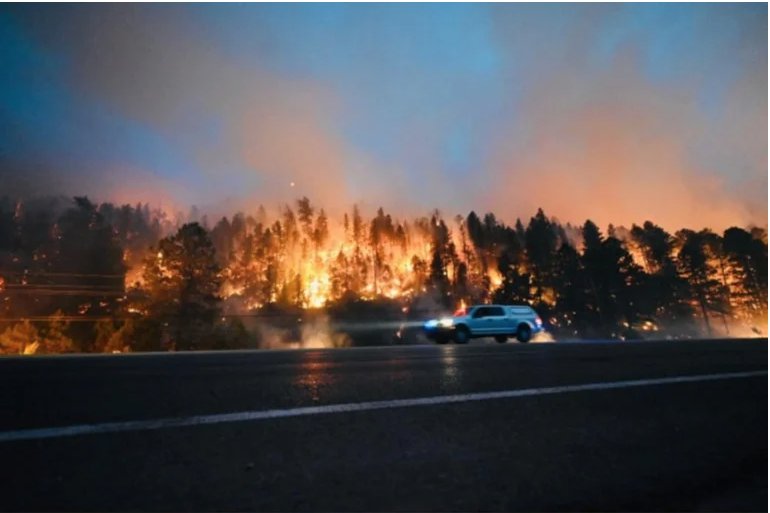 Fires near Ruidoso