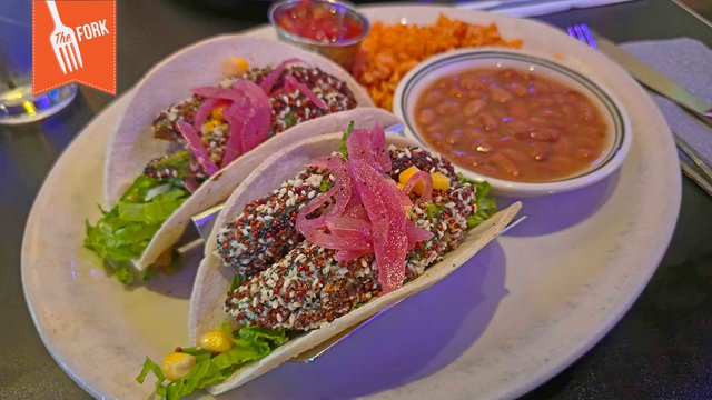 crispy avocado tacos fork header