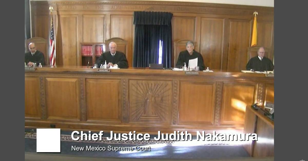 NM Chief Justice Judith Nakamura addresses state Legislature